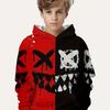 Детская одежда Толстовки с капюшоном Длинные рукава Детская толстовка Креативный принт Повседневная летняя одежда для девочек Топы для мальчиков Детская одежда
