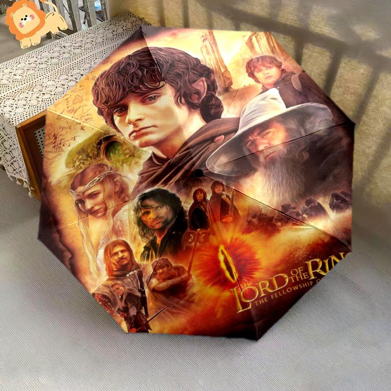 Middle-earth's Epic Journey Folding umbrella travel Suitable for all seasons Umbrella travel printing