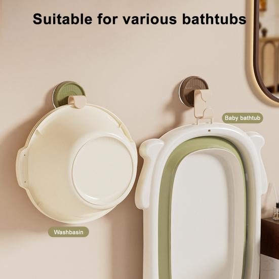 Настенный крючок с присоской, вешалка для раковины, прочная, несущая, водонепроницаемая, стеллаж для хранения раковины, экономящий место, крючок для душа