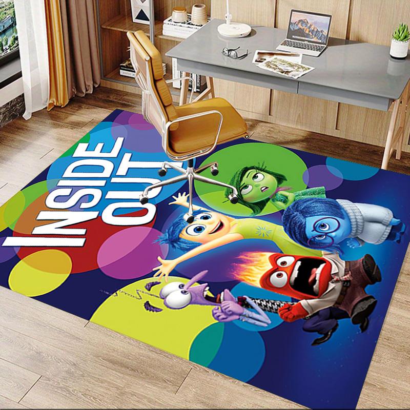 Emotions Inside Human Mind Carpet For Playroom Bedroom Living Room Sofa Home Decorkids Game Area Rug Nonslip Floor Mat