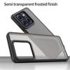 For Motorola Edge 60 Pro 5G Case Drop Proof Airbags Frosted Translucent PC+TPU Phone Back Cover