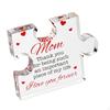 Engraved Acrylic Block Puzzle Piece Gift for Mom Unique Meaningful Cute Heartfelt from