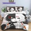 Tokyo Ghoul Изысканный Аниме Узорный Комплект Пододеяльника и Наволочек для Повседневного Использования Постельное Белье Хороший Подарок для Фаната Украшение для Спальни -xia129