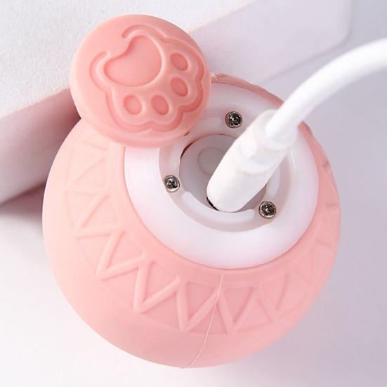 Интерактивный мяч для кошек, перезаряжаемый через USB, самодвижущийся мяч, автоматически вращающийся, умный мяч для кошек, активные игрушки для котят в помещении, катящиеся игрушки для кошек