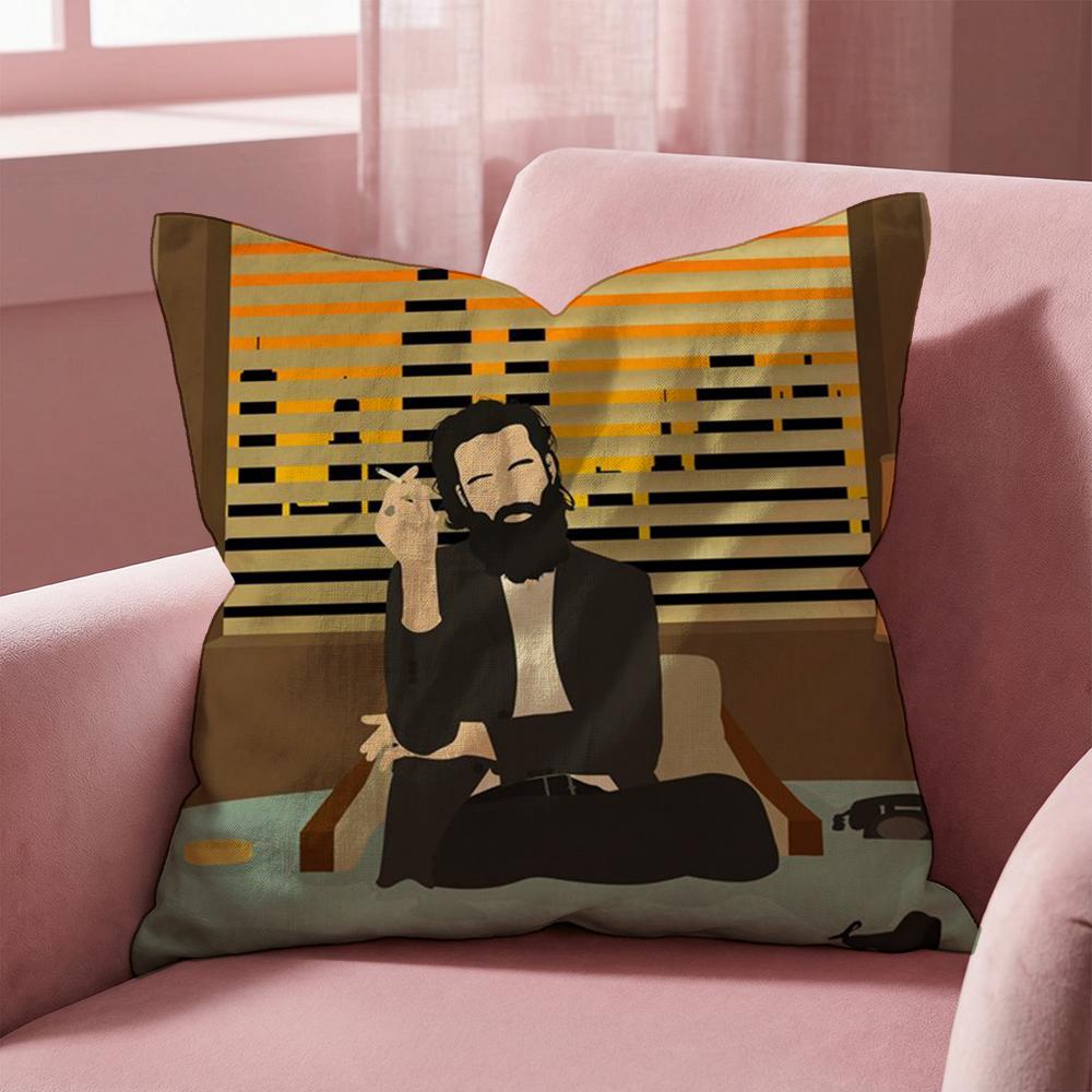 Чехол на подушку Father J-John Misty, многоцелевой чехол для подушки для дома и автомобиля - Двусторонний, мягкий и прочный для повседневного использования