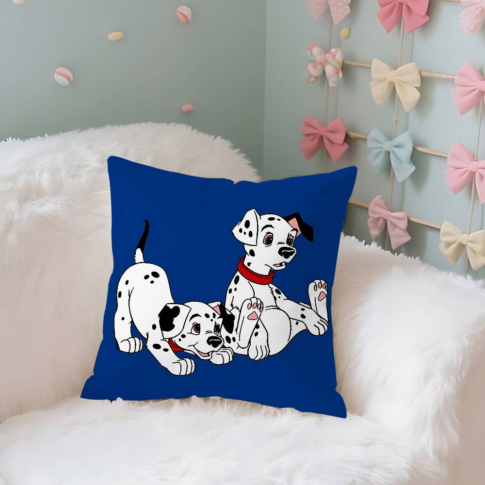 Classic Cartoon101DdalmatiansS Cute Throw Pillow Covers Pattern Cushion Cover Suitable For Sofa Bedroom Car Pillow Cover