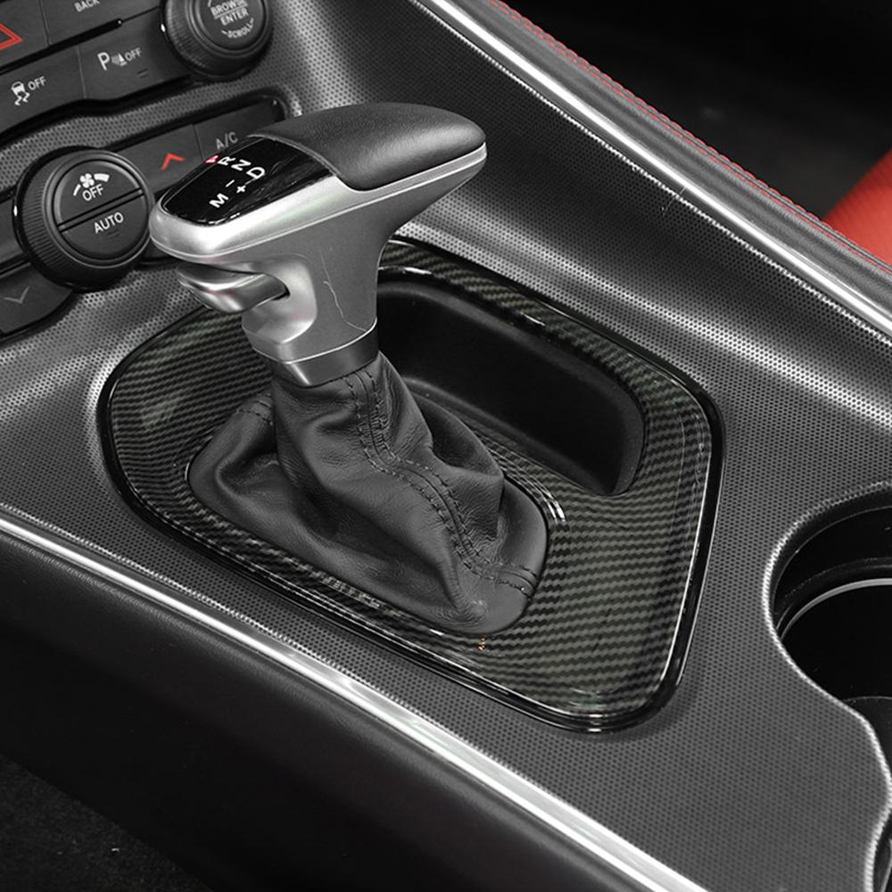 Центральная консоль автомобиля, панель переключения передач, декоративная крышка, наклейки, накладка для Dodge Challenger 2015-2022, внутренние молдинги