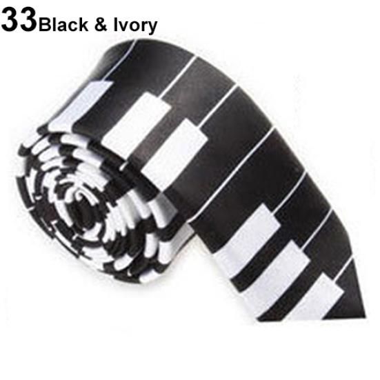 Гладкий галстук с принтом в стиле кэжуал, подарочный узкий клетчатый полосатый леопардовый галстук