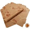 Wax Paper Sheets, 18*18cm, 100 Sheets, Greaseproof Food Paper for Tempura, Basket Liners, Bouquet Wrapping, and Greaseproof Deli Wrapping (Yel