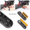 Electric Scooter Side Cover Reflective Strip Replacements Electric Scooter Rear Side Wheel Cover Reflector with Screws