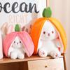Creative Children's Bunny Rag Doll Plush Toy - Carrot Rabbit Gift for Little Girls
