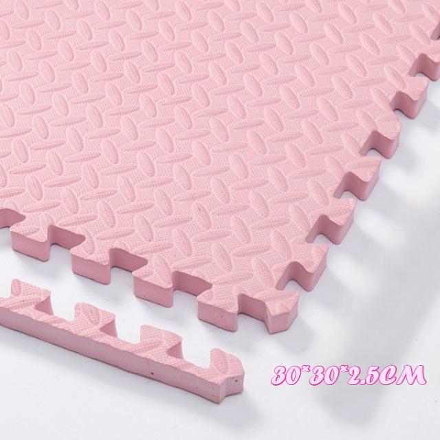 6 штук 2,5 см толстый пэчворк мат мягкий вспененный коврик для ползания младенцев противоскользящий противоударный напольный детский развивающий игровой пазл