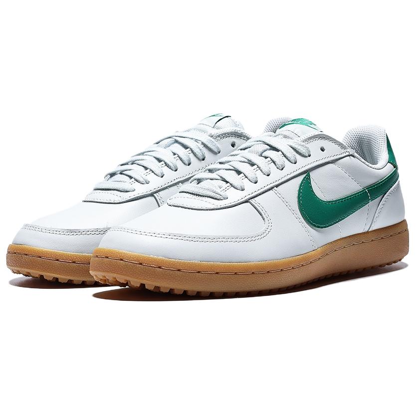 Nike Field General Ltr Удобные Универсальные Кеды для Скейтбординга Мужские кеды для скейтбординга Бело-зеленые IH1343003