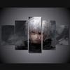 No Framed 5 Pieces Anime Tokyo Ghoul Ken Kaneki Wall Art Canvas Posters Pictures Paintings Home Decor for Kids Room Decorations