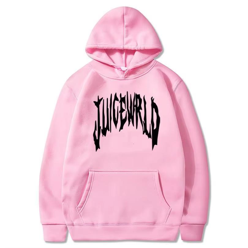 Толстовка с капюшоном с принтом букв Rapper Juice Wrld 999 модная повседневная спортивная одежда Y2k для женщин Толстовка