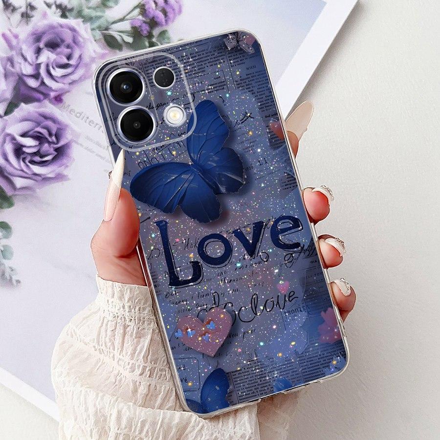 Coque For OPPO K13 5G Phone Case Cute Cartoons Butterfly Shell Soft Silicone Funda For OPPOK12s K 12s Back Cover K 13 Cases