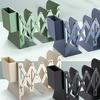 Metal Bookend Retractable Desktop Book Stand Space-saving Book Organizer Holder for Home School Office