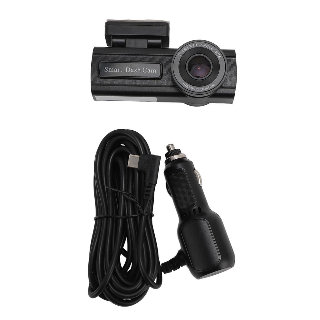 Car Front Dash Cam, 3K Full HD Dash Camera with App, 140° Wide Angle,