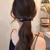 Elliptical Spring Clip Geometric Large Hairpin Creative Acetate Hair Clip  Daily
