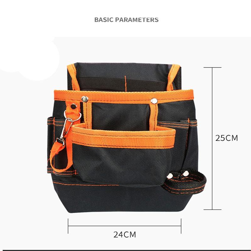 Многофункциональная сумка Fanny Pack для специального электрика Водонепроницаемая Оксфордская сумка для инструментов Сумка для инструментов с несколькими карманами и регулируемым ремнем
