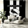 Collingwood Football Club Wall Tapestry Aesthetic Wall Hanging Printed Fabric Blanket Decorative Tapestries for Bedroom Living Room Home Decor