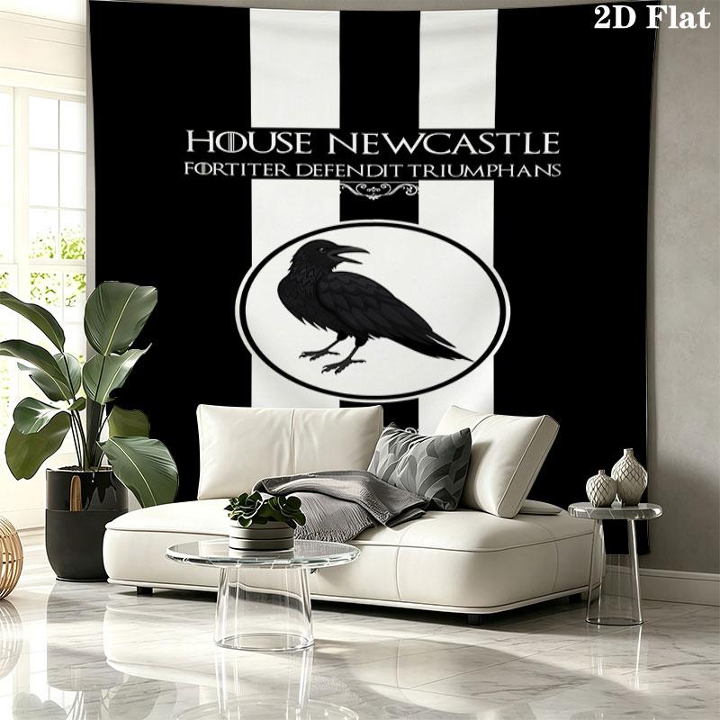 Collingwood Football Club Wall Tapestry Aesthetic Wall Hanging Printed Fabric Blanket Decorative Tapestries for Bedroom Living Room Home Decor