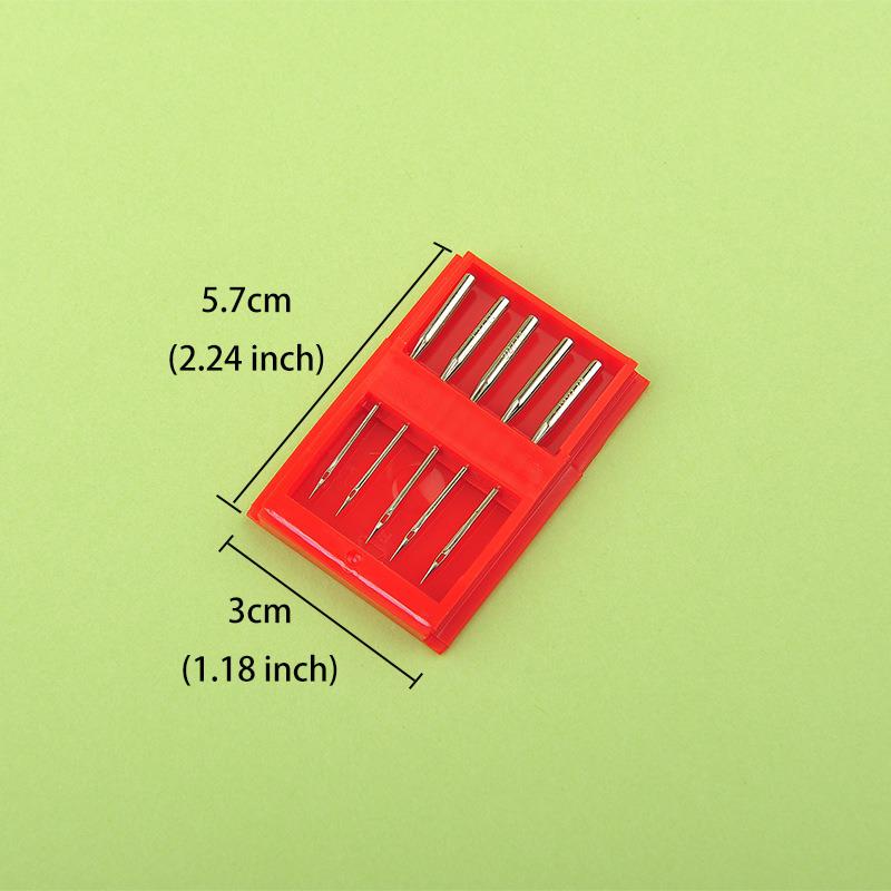 Home Sewing Machine Needle Set 5pcs 11/14/16 Gauge Needles for Thin & Thick Materials
