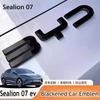 Для BYD SeaLion 07 EV Черненая эмблема автомобиля Передняя эмблема Черная крышка Наклейка на эмблему Разборка не требуется