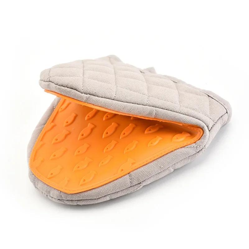 1шт силиконовые антиожоговые рукавицы для духовки высокотемпературные перчатки держатель для микроволновой печи Handschoen зажимы для рук кухонные принадлежности