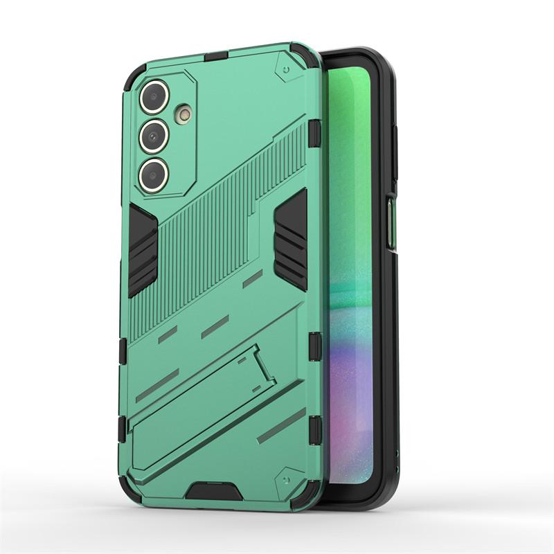 For Samsung Galaxy A15 Case Punk Armor PC Stand Holder Cases Shockproof TPU Phone Back Cover Samsung Galaxy A05 A05S A15 A25 5G