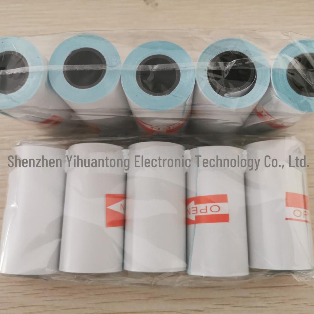 Рулон самоклеящейся термобумаги для этикеток, 57x30 мм, для принтеров