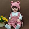 55cm Baby Silicone Vinyl Reborn Doll For Girls Princess Cute Bb Newborn Realistic Soft Mold Doll Kits Princess Cute Gift Toys for Kid