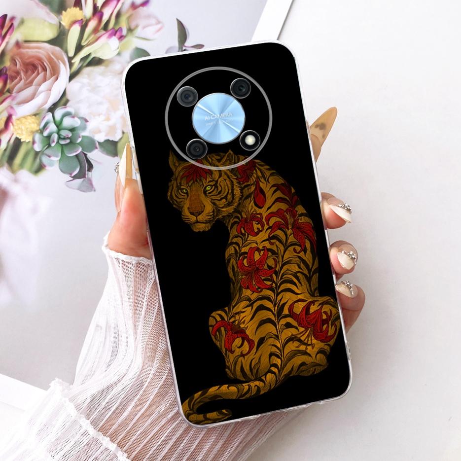 For Huawei Nova Y90 Case CTR-LX2 CTR-LX1 New Flowers Butterfly Painted Cover Soft Silicone Case For Huawei Nova Y90 NovaY90 Bags