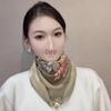 Spring & Autumn Influencer Silk Scarf: Trendy, Versatile, Elegant Style for Ladies