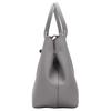 Longchamp Le Roseau 30 Однотонная Бамбуковая Пряжка Кожаная Сумка-Кроссбоди Тоут Средняя Женская Сумка Цвет Голубиный Серый 10058HPNP55