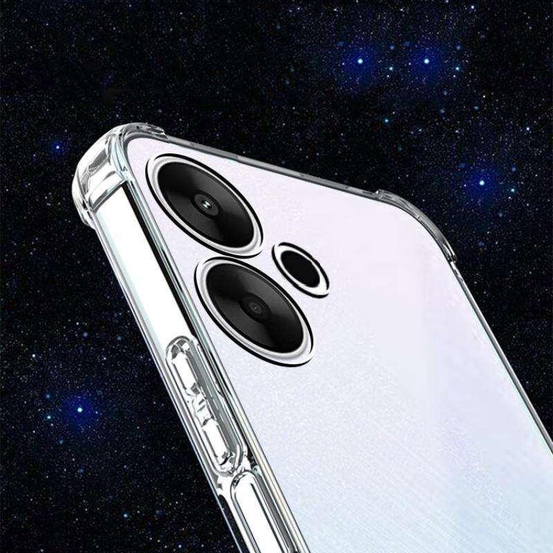 Противоударный чехол для iPhone Samsung Realme Xiaomi Redmi Poco Vivo OPPO Honor Tecno Infinix, прозрачные чехлы для телефонов Coque Funda Capa Carcasa