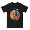 Humor High Five Death Grim Reaper T Shirt Nostalgia Darkness 70s 80s Dark Art Vintage Horror Apparel Vintage Tees T-Shirt