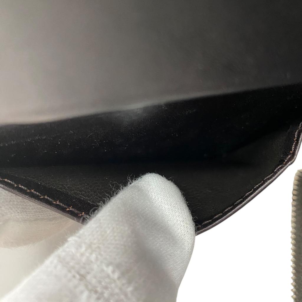 Used GUCCIPurse Brown Leather Mens