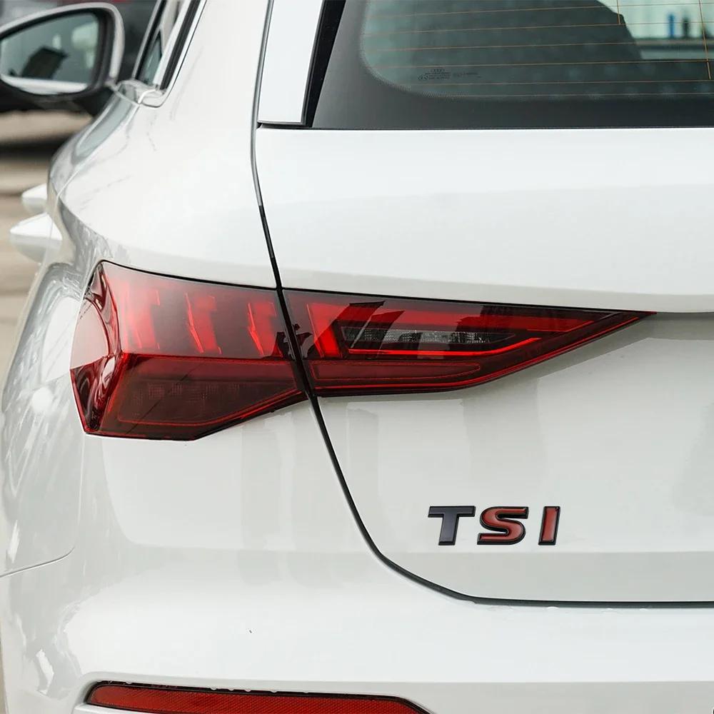 1pc TSI Letter Emblem ABS 3D Car Rear Trunk Sticker for Volkswagen TIGUAN TSI Golf 7 5 8 6 Passat B6 Rline Auto Styling Decal