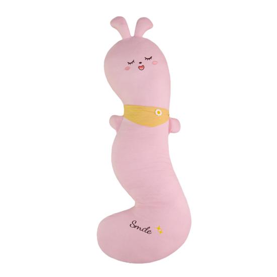 Long Body Pillow Ergonomic Curve Pillow Cute Side Sleeping Support Soft Animal Shapes Plush Doll for Kids Adult