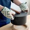 1Pc Thick Cotton Oven Glove Heat Resistant Mitt for Microwave Baking Non-Slip Kitchen Glove