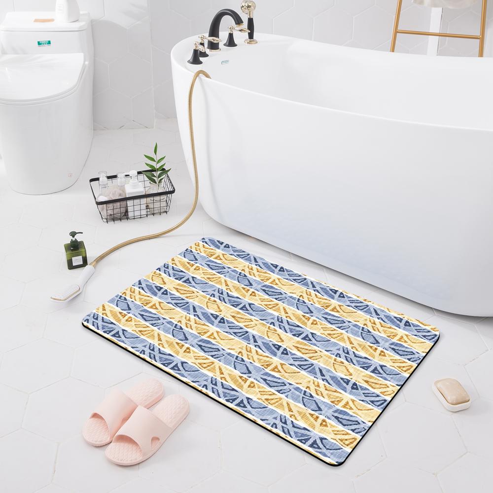 Non-slip Absorbent Mat Entry Door Mat Bathroom Shower Carpet Home Bathroom Bedroom Floor Kitchen Carpet