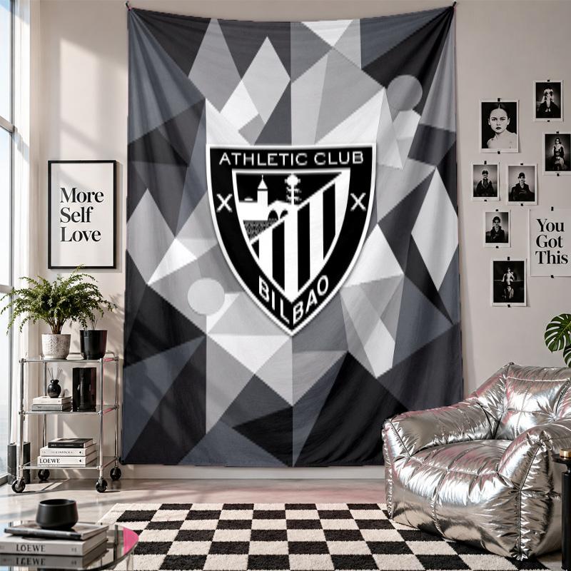 Athletic Bilbao Football Wall Tapestry Home Decor Wall Hanging Cloth for Bedroom Living Room Background