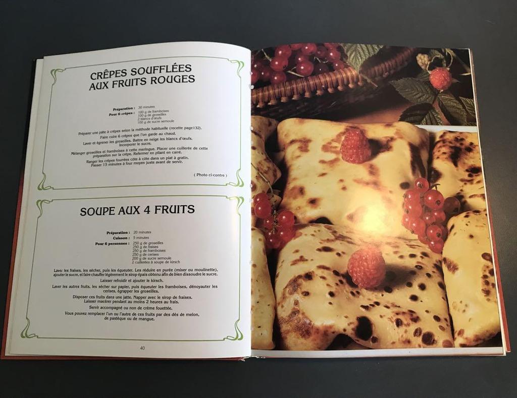 [Б/У] Десерты с фруктами Французская кухня Книги Книги рецептов