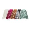 Women'S Fashion Versatile Kimono Sequined Top Nightclub