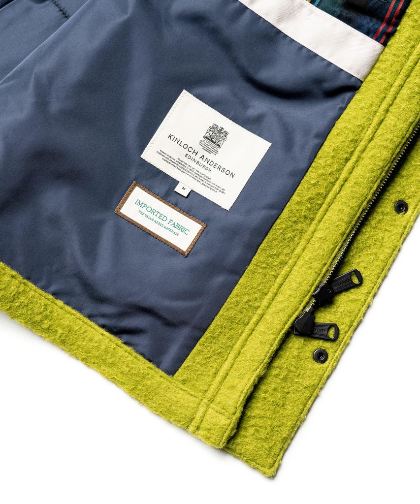 Edinburgh Club Wool Casentino Mid Hunting Jacket (Green)