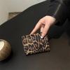 Elegant Leopard Short Wallet Korean Style Coin Purse Mini Envelope Clutch Bag Gift