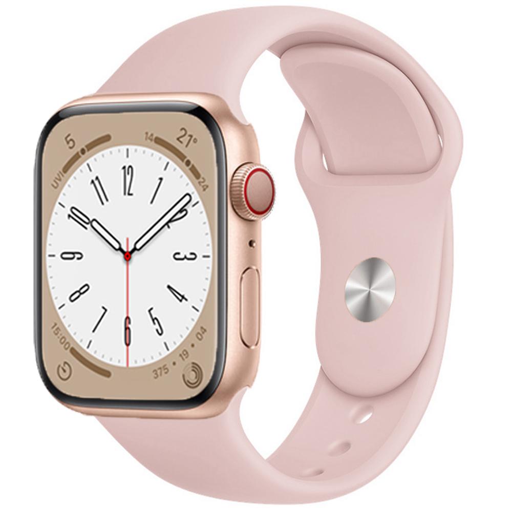 Силиконовый ремешок для Apple Watch Band 49 мм, 45 мм, 44 мм, 42 мм, 41 мм, 40 мм, 38 мм, ремешок для часов, браслет, ремешок iWatch Series 8, 7, 6, 5, 4, 3 SE, ремешок