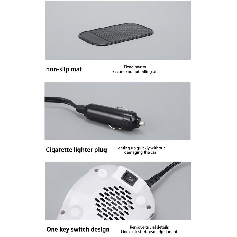 Портативный автомобильный обогреватель, быстрый нагрев, автомобильный обогреватель 12 В, зимний автоматический вентилятор для лобового стекла, обогреватель автомобильных электроприборов
