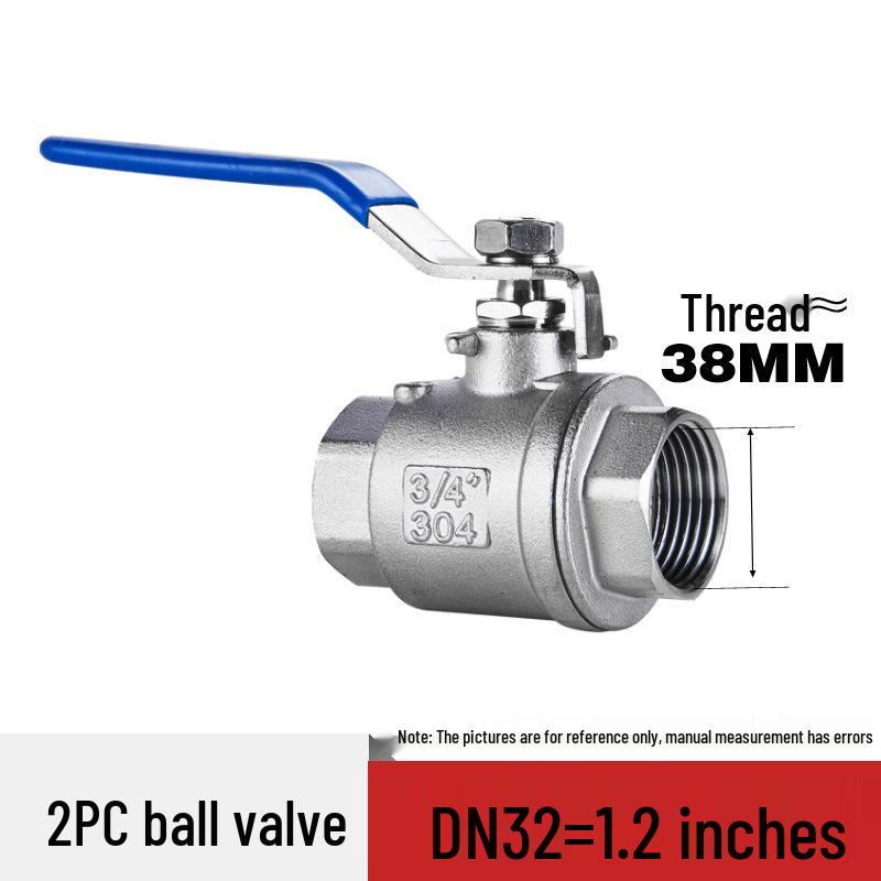316 Stainless Steel Ball Valve with 304 Hot Melt Double Union PPR, Water Valve Switch, Internal Thread, 1/2 to 1 Inch Household Use